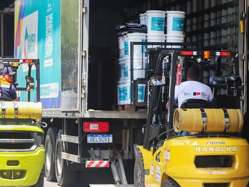 Fundo Social de SP envia ajuda humanitária a Peruíbe