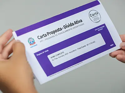 Prefeitura de Praia Grande envia carta proposta a contribuintes com opções de parcelamento online
