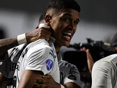 Santos vence Unión La Calera no último minuto e encaminha vaga na Sul-Americana
