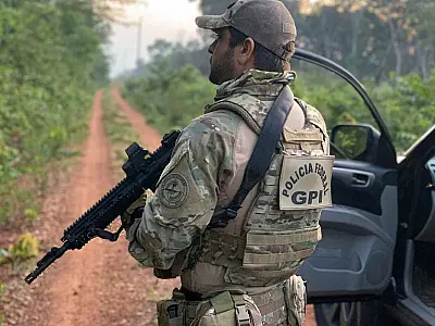 PF combate garimpo ilegal na Terra Indígena Sararé
