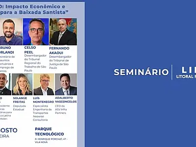 LIDE Litoral Paulista promove seminário sobre o impacto econômico e logístico do Tecon 10