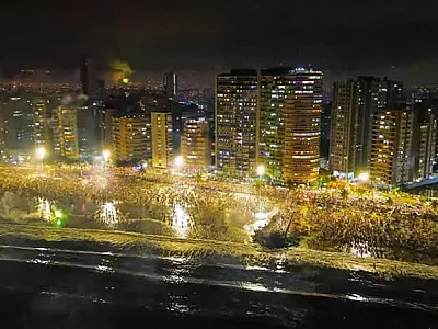 São Vicente dá boas-vindas a 2025 com música ao vivo, fogos e segurança