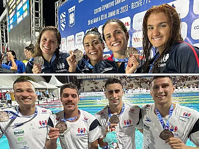 Unisanta conquista 7 medalhas e índices para o Mundial na primeira noite do Troféu Brasil