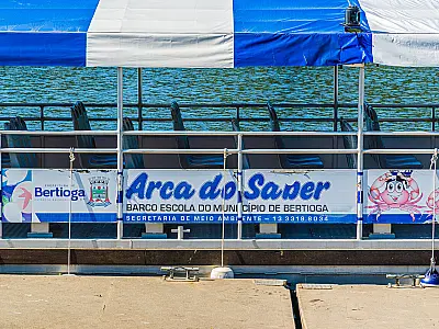 Barco Escola 'Arca do Saber' promove saída gratuita na próxima segunda-feira