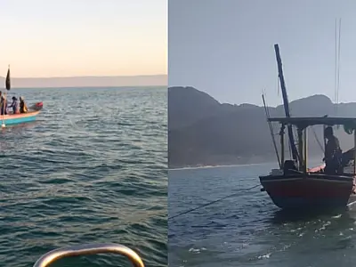 Polícia Militar Ambiental Marítima flagra pesca irregular em Peruíbe