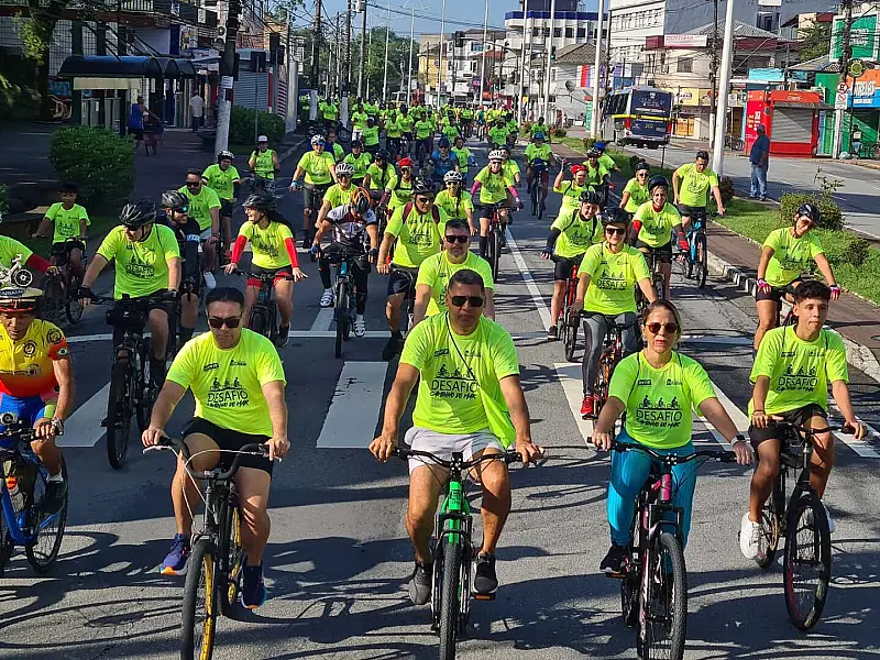 'Desafio Caminho do Mar' reúne 900 ciclistas em Cubatão