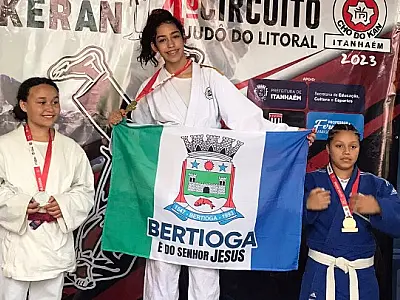 Bertioga se destaca no judô com quatro medalhas no Circuito do Litoral