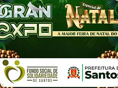 Santos recebe a maior feira de Natal do litoral neste fim de semana