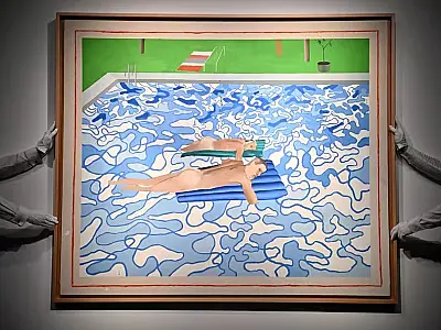 Obra de David Hockney vai a leilão por R$ 100 milhões depois de 40 anos sem ser vista pelo público