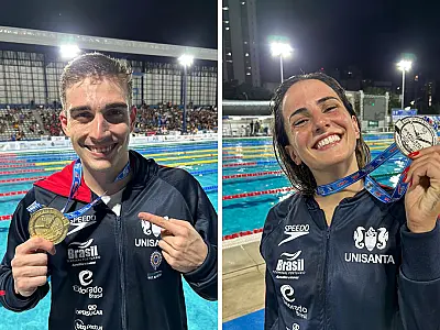 Unisanta fatura mais três medalhas, vaga no Pan-Americano e índice para o Mundial