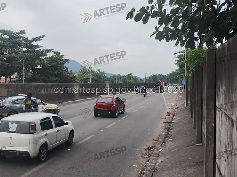 Atropelamento com vítima fatal é registrado na SP-160 em São Vicente