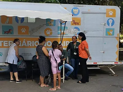 Programa Veterinário nos Bairros realiza quase 80 atendimentos em São Vicente