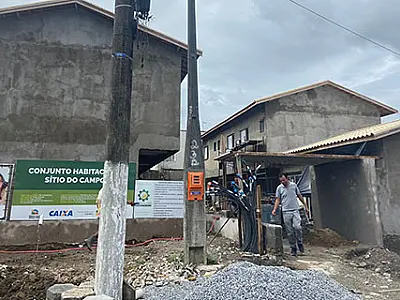 Obras do Programa Minha Casa Minha Vida em PG seguem em ritmo acelerado