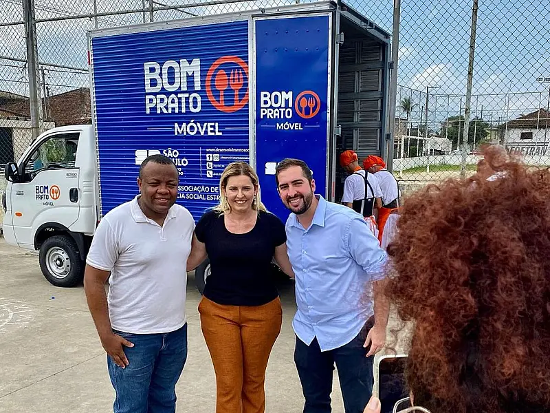 Bom Prato Móvel chega ao Jóquei Clube e oferece 300 refeições por dia no bairro