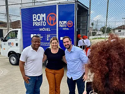 Bom Prato Móvel chega ao Jóquei Clube e oferece 300 refeições por dia no bairro