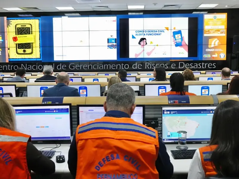 Defesa Civil Alerta: Mais de dois mil alertas enviados por meio de tecnologia de ponta