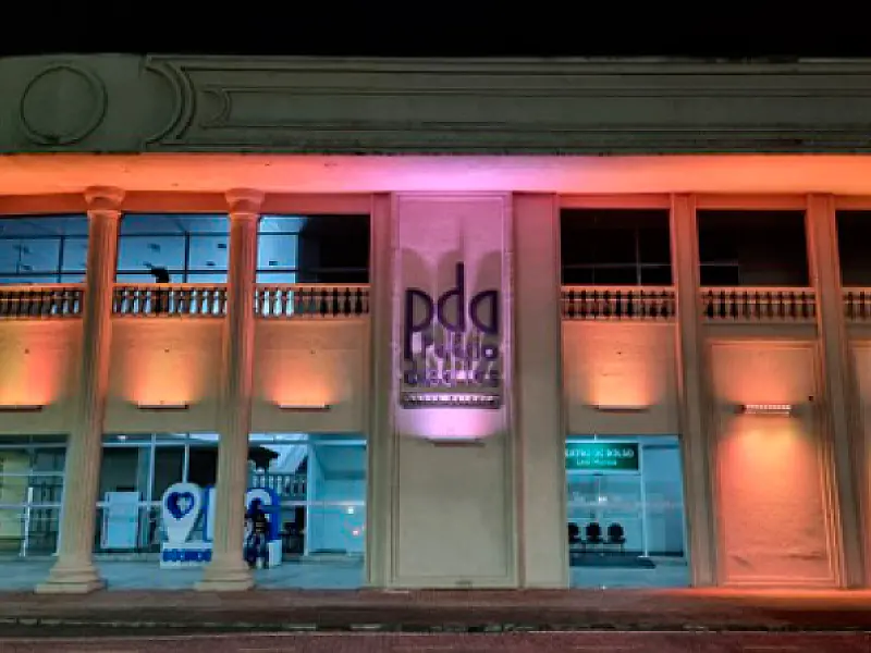 Palácio das Artes da PG ganha iluminação para conscientizar sobre doenças