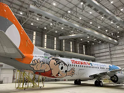 A personagem mais famosa dos gibis faz 60 anos e ganha avião temático na Gol