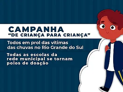 Campanha de São Vicente arrecada brinquedos e materiais escolares para vítimas de enchentes em RS