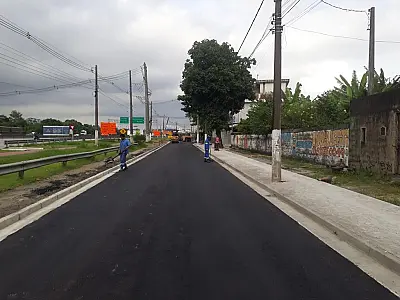 Concluída revitalização de importante via do São Manoel, na ZN em Santos