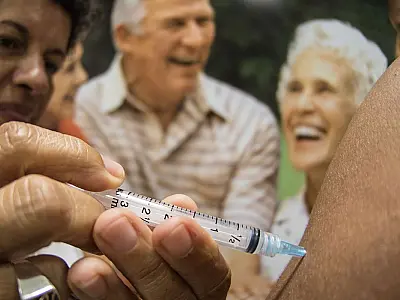 Cobertura vacinal contra gripe em São Paulo está em 44,5%; meta é 90%