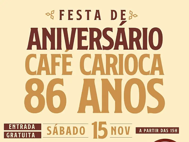 Café Carioca celebra a tradição dos seus 86 anos com novo sabor de pastel e festa na rua no feriado