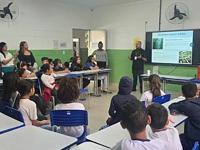 Cubatão realiza ação de Educação Ambiental e Bem-estar animal na Rede Municipal de Ensino