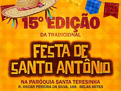 15ª Festa de Santo Antônio da Paróquia Santa Teresinha começa neste sábado (7) em Itanhaém