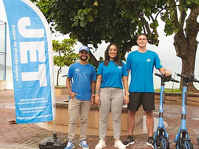 Bertioga conta com serviço de compartilhamento de veículos elétricos