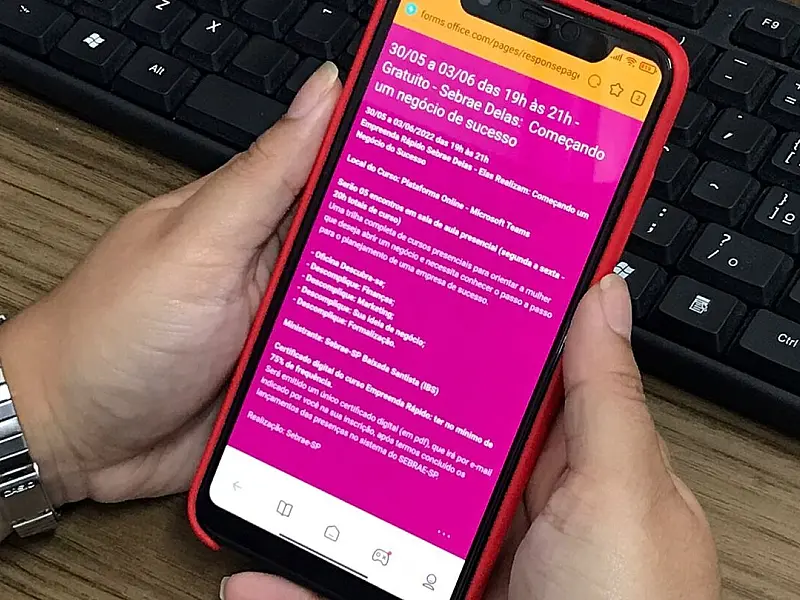 Sebrae abre inscrições para curso online voltado para mulheres que querem empreender