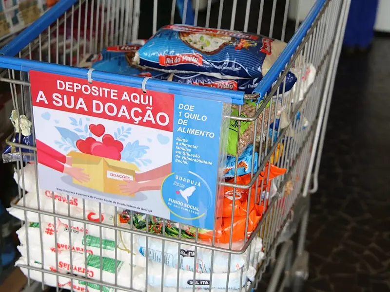 Fundo Social realiza Campanha Carrinho Solidário para ajudar famílias em situação de vulnerabilidade