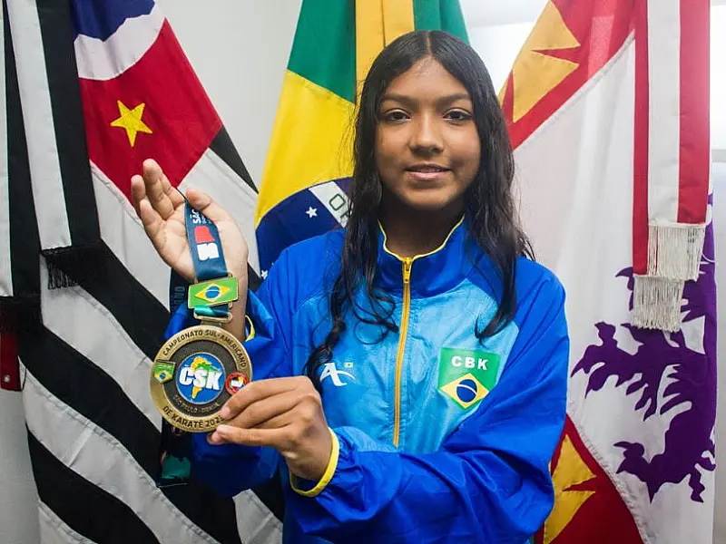 Carateca vicentina representa Seleção Brasileira no Pan-Americano