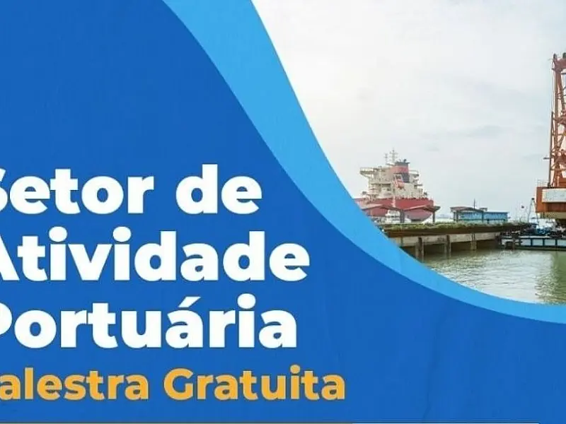 Restam apenas 25 vagas para palestra sobre carreira no setor portuário em São Vicente