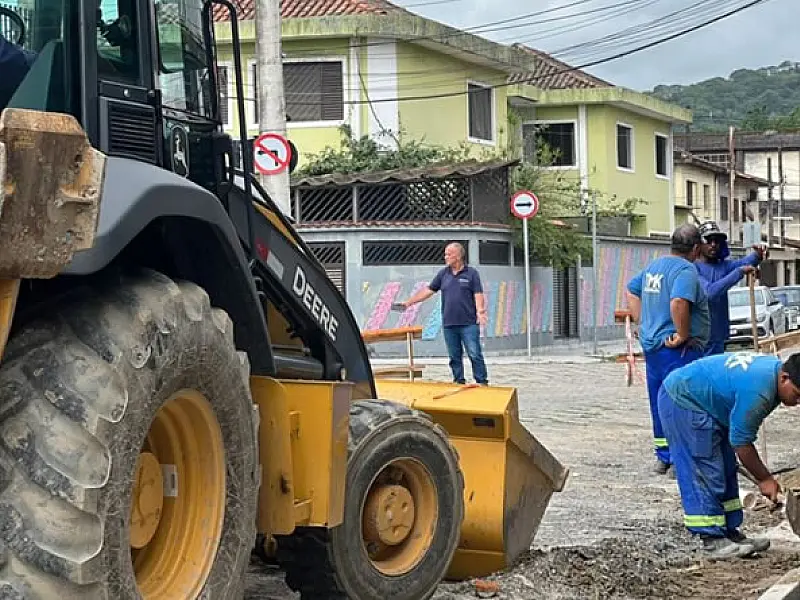Cubatão recebe serviços de zeladoria em diversos bairros ao longo da semana