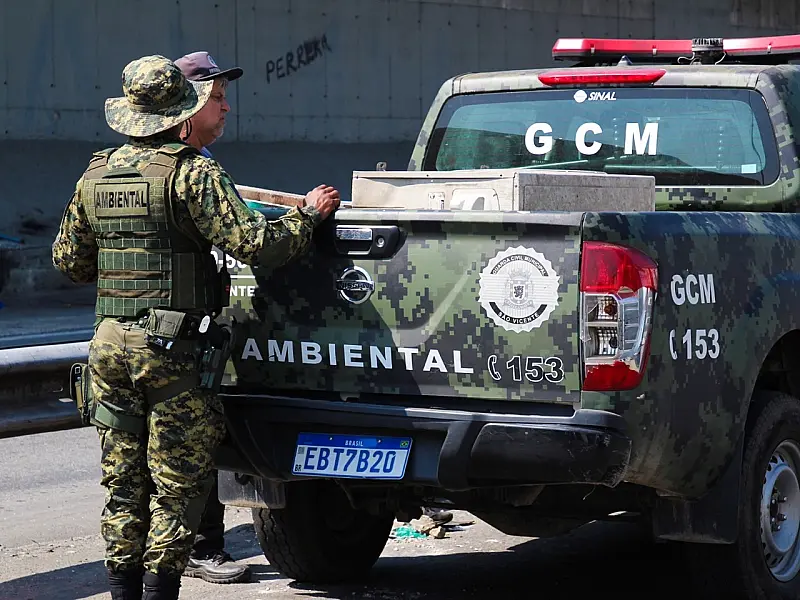 GCM Ambiental detém homem por denúncia de maus-tratos a animal em São Vicente