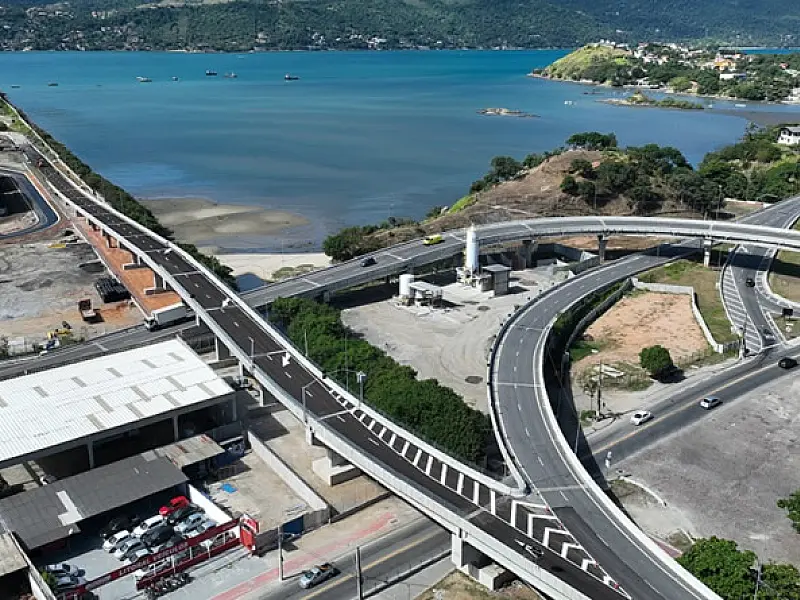 Novo acesso entre o Contorno Sul da Tamoios e o Porto de São Sebastião entra em operação