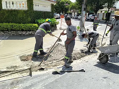 Avançam obras para implantar acessibilidade em 206 cruzamentos do Embaré