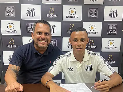 Ex-Flamengo, atacante Kauan Ferreira reforça o sub-20 do Santos