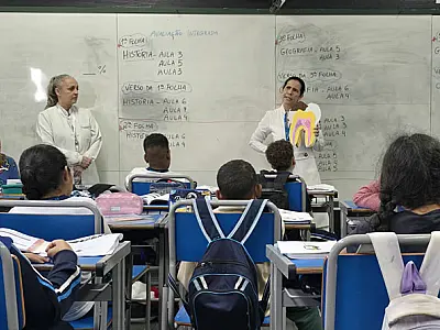 Prefeitura de Guarujá realiza avaliação odontológica em alunos do Ensino Fundamental