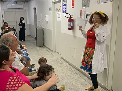 USF do Jardim Casqueiro realiza palestras sobre doação de sangue e bronquiolite