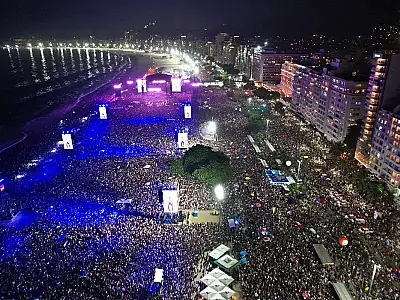 Show de Madonna reúne 1,6 milhão de pessoas em Copacabana