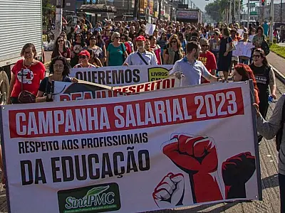 Professores de Cubatão realizam mais um dia de greve hoje, terça-feira