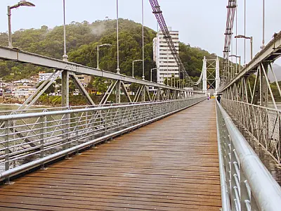 Obras da ciclovia da Av Tupiniquins avançam, e Ponte Pênsil tem interdições na próxima semana