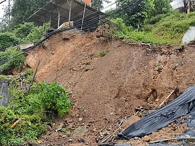 Obra que garante mais segurança em morro de Santos será concluída em maio