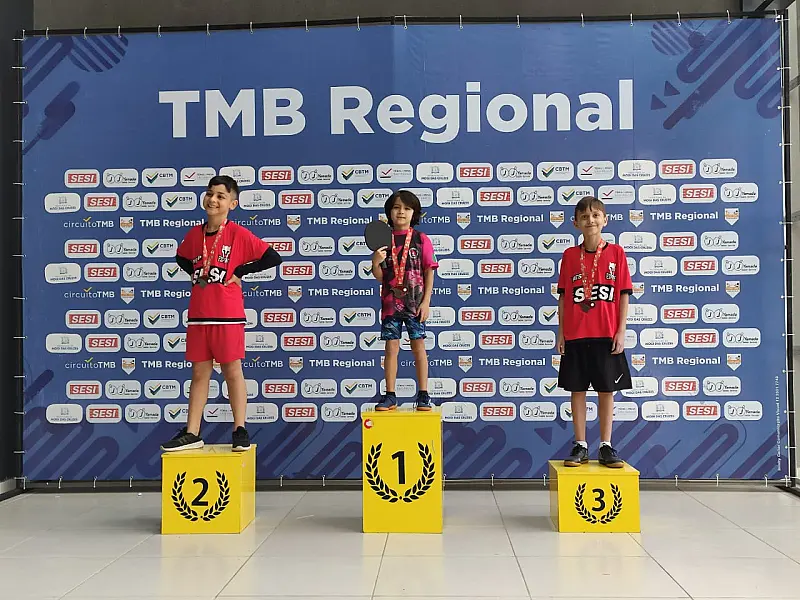 Bertioga brilha no tênis de mesa e conquista medalhas nas Ligas Litoral e Vale