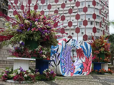 Primavera Criativa espalhará 8 mil flores por toda a cidade de Santos