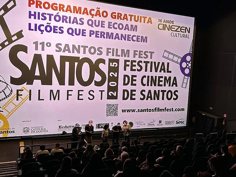 12º Santos Film Fest abrirá inscrições gratuitas para filmes de todo o Brasil em janeiro