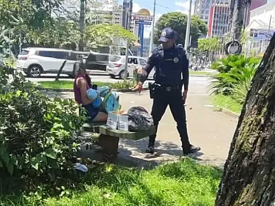 Guarda Civil de Santos prende homem em flagrante por agressão à companheira e ao filho