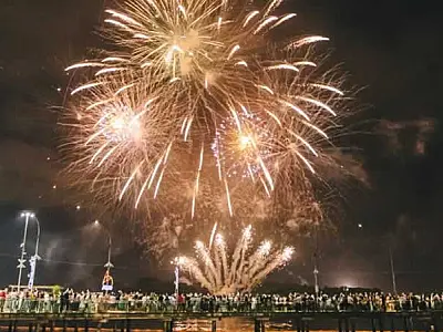Festa da Virada em Cubatão atrai 80 mil pessoas ao Píer do Casqueiro