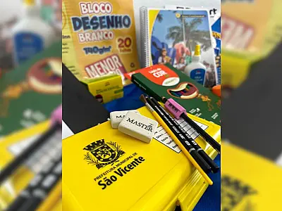 Uma das pioneiras no Estado, São Vicente anuncia entrega de material escolar inclusivo